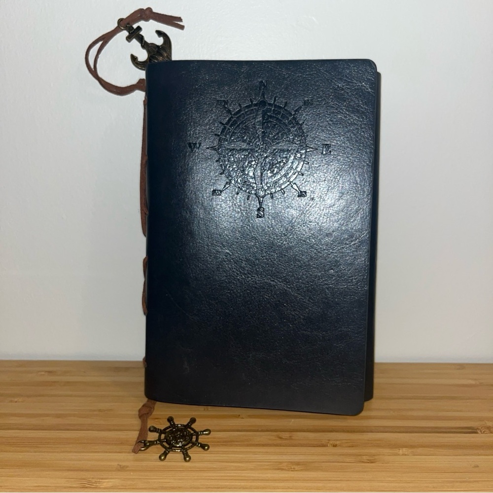 Nautical Themed Black Journal